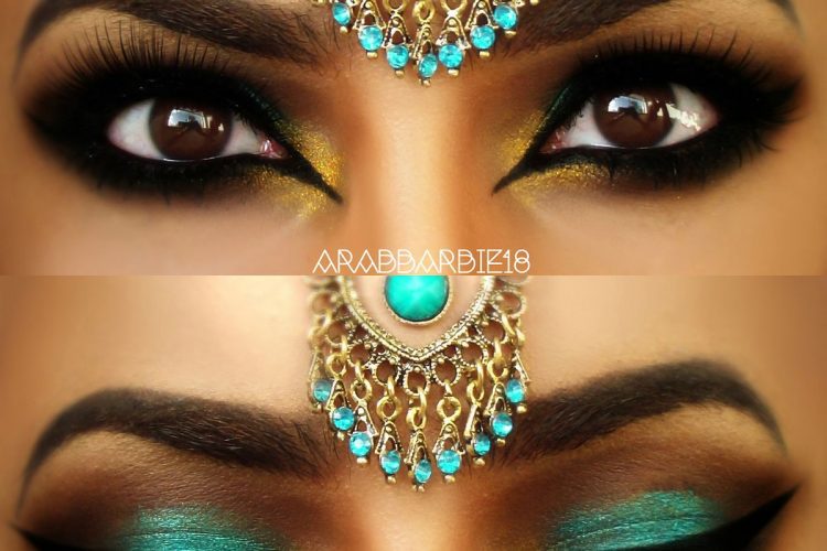 maquillaje árabe paso a paso